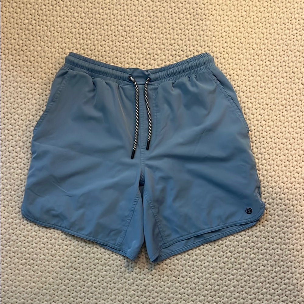 Rhoback Men's Athletic Shorts in Light Blue
